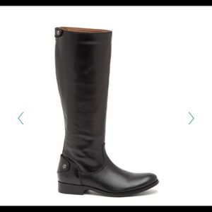 New Frye “Melissa” button back leather boots
